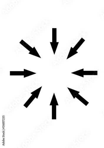 fleche en cercle