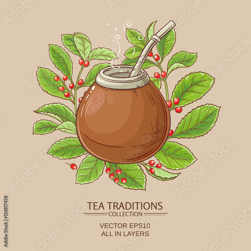 mate tea in calabash