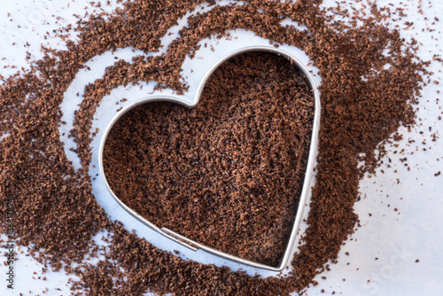 Ground Cloves in a Heart Shape