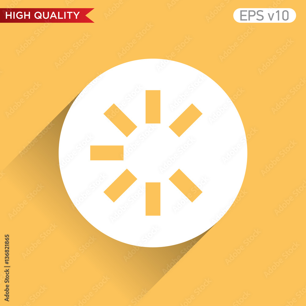 Loading icon. Button with loading icon. Modern UI vector. Loading icon. Button with loading icon. Modern UI vector.