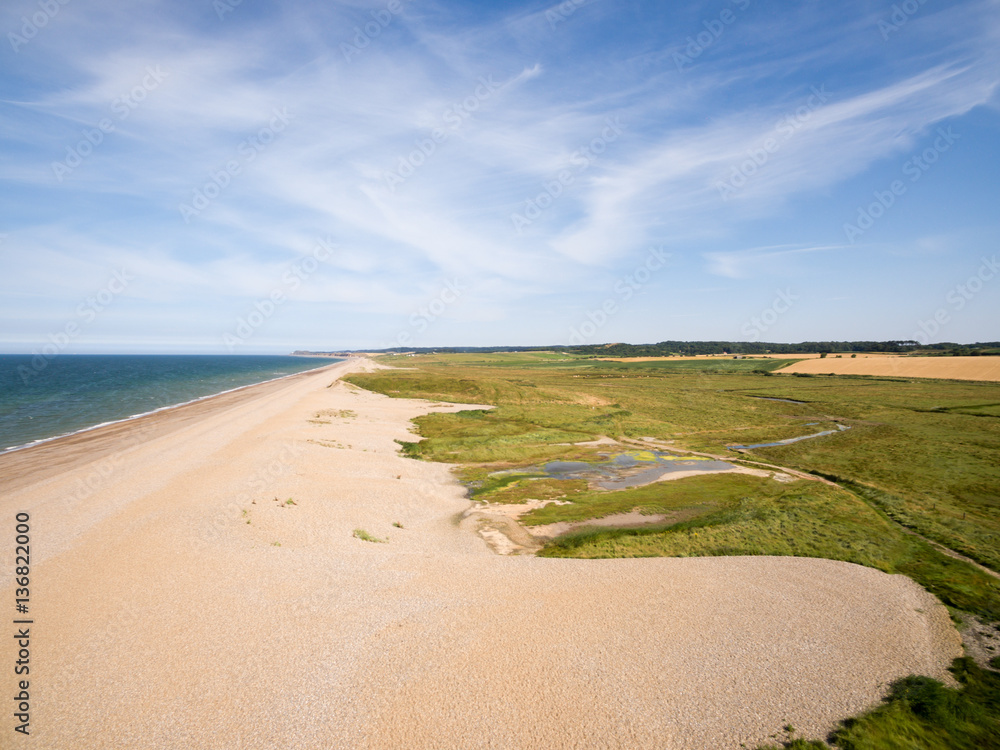 Sea side in Norfolk England