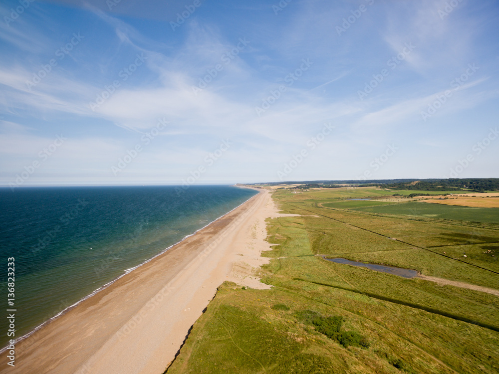 Fototapeta premium Sea side in Norfolk England