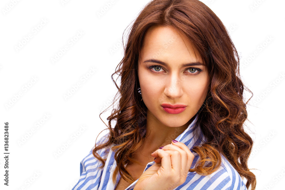 Portrait of beautiful young woman Portrait of beautiful young woman
