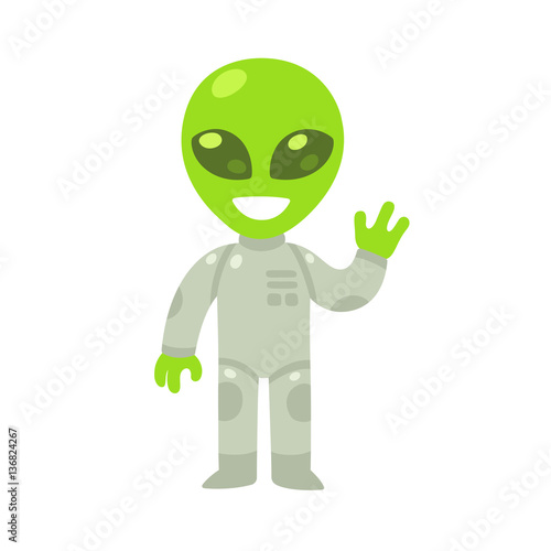 Cartoon alien drawing