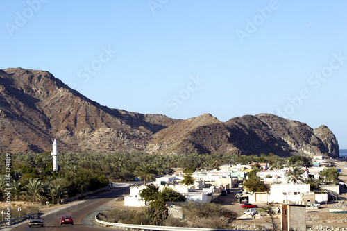 Oase von Diba am Haja Gebirge, Fujairah, Vereinigte Arabische Emirate, Arabische Halbinsel, Naher Osten photo