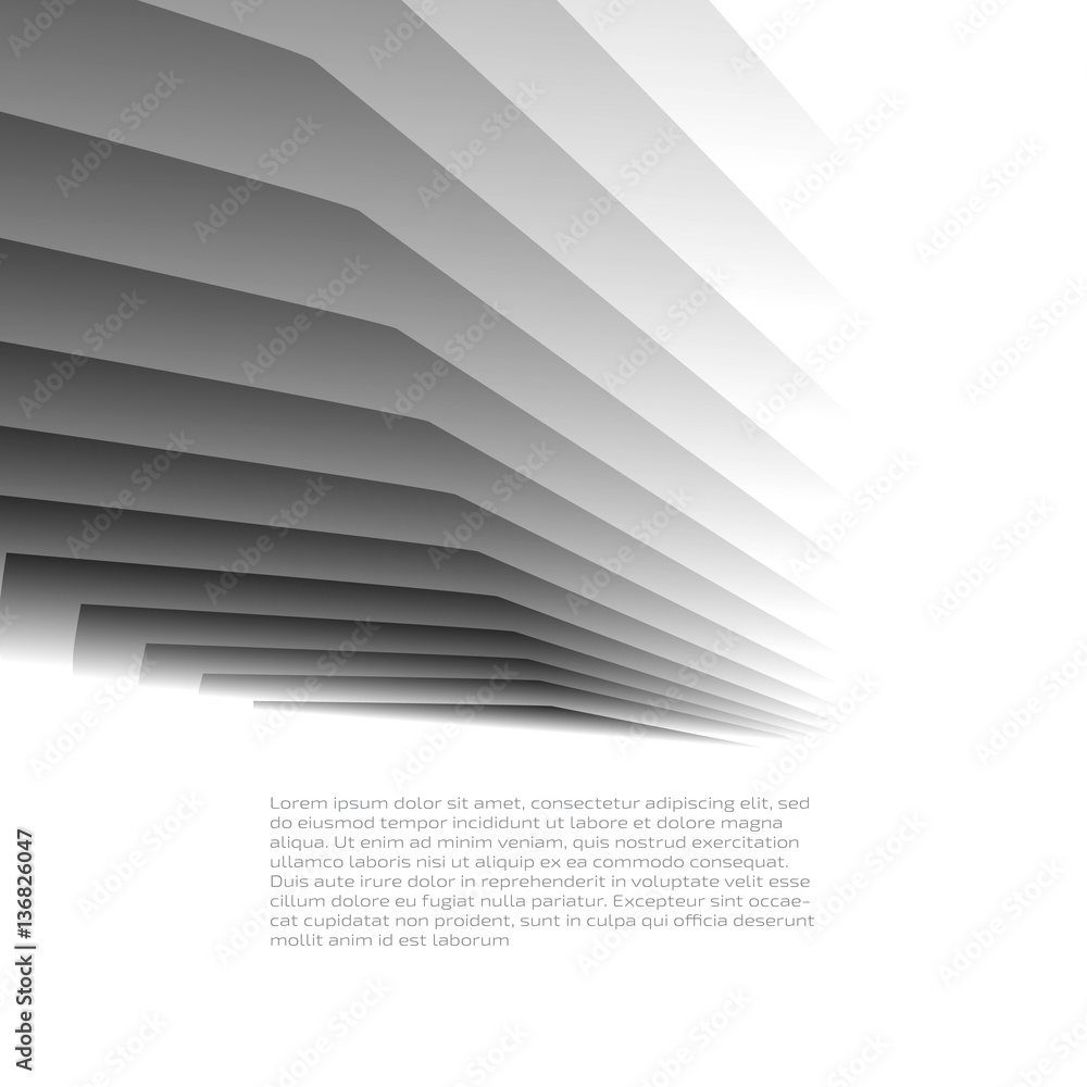 White background abstraction with geometry White background abstraction with geometry