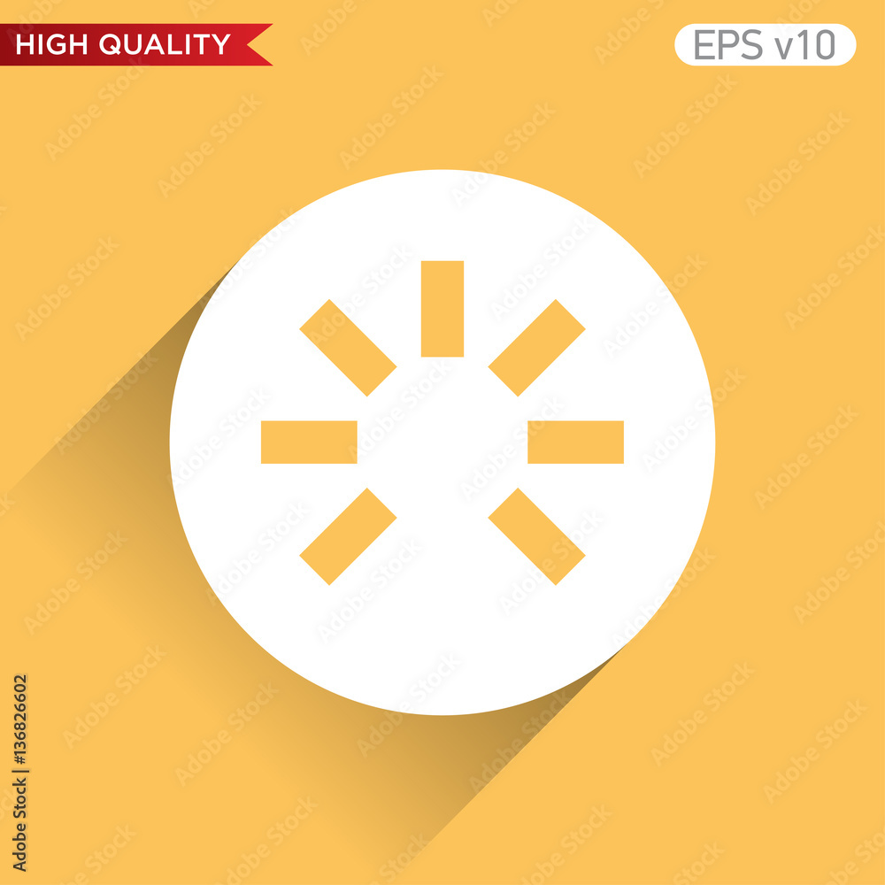 Loading icon. Button with loading icon. Modern UI vector. Loading icon. Button with loading icon. Modern UI vector.
