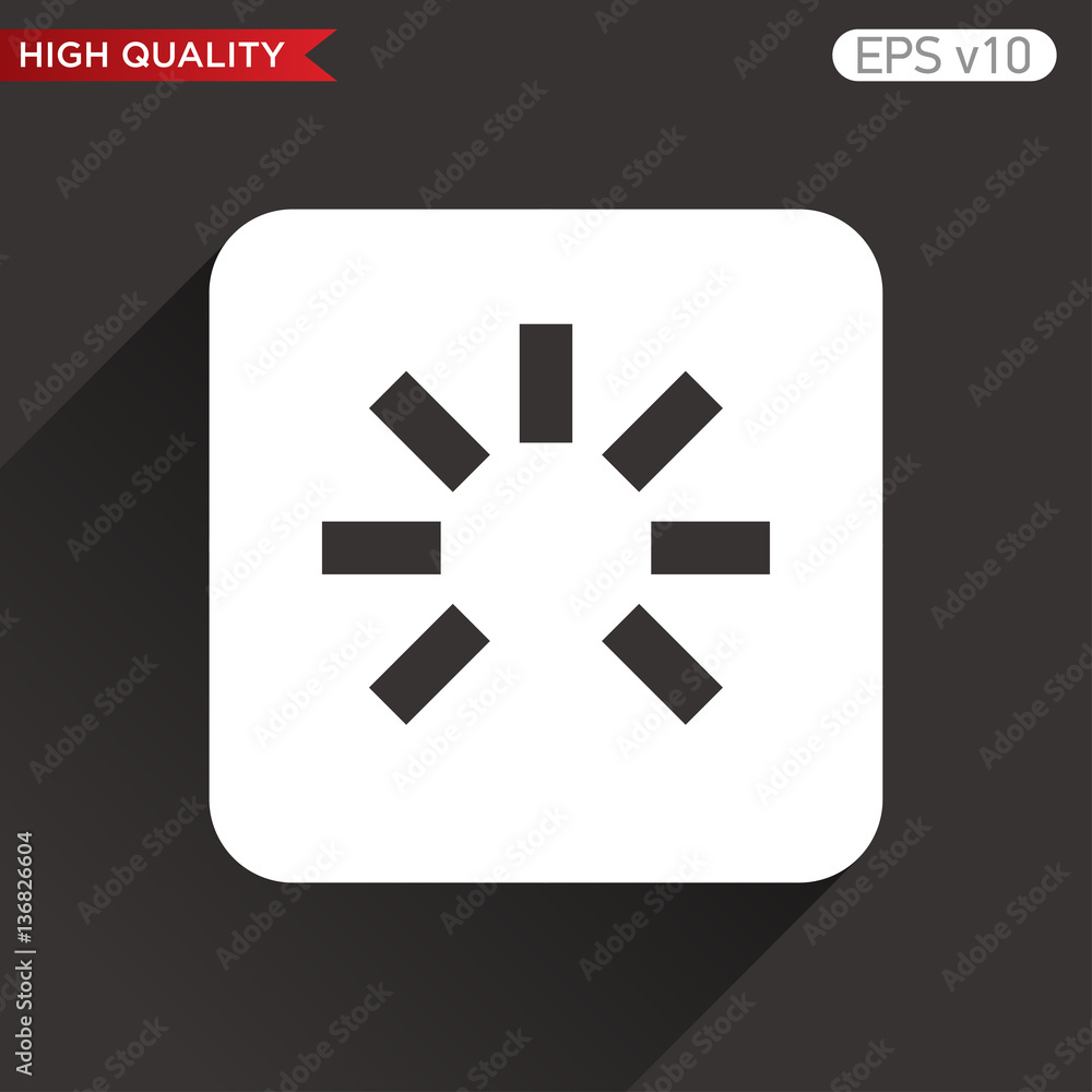 Loading icon. Button with loading icon. Modern UI vector. Loading icon. Button with loading icon. Modern UI vector.