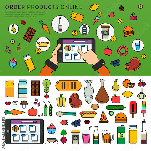 Ordering products online