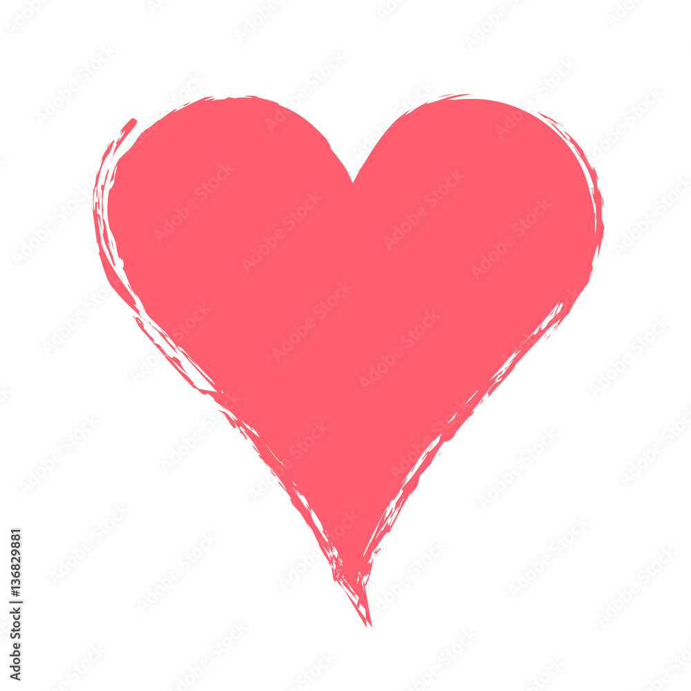 Vector graphic grunge illustration of heart sign with ink blot, brush strokes, drops isolated on the white background. Series of artistic illustration with splash, blots and brush strokes. Vector graphic grunge illustration of heart sign with ink blot, brush strokes, drops isolated on the white background. Series of artistic illustration with splash, blots and brush strokes.