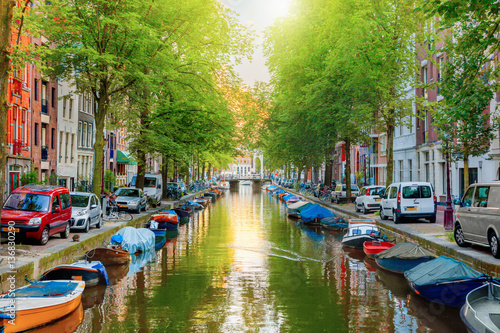 Canal in Amsterdam © adisa