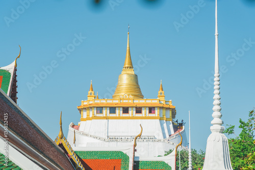 Wat Sraket Rajavaravihara temple Bangkok,Thailand. photo