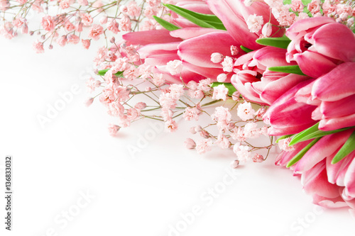 Fototapeta Naklejka Na Ścianę i Meble -  Tulips - background