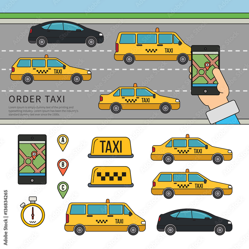 App for booking taxi 