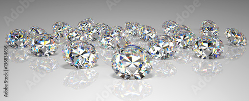 scattering of precious stones