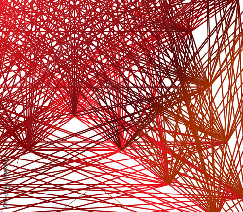 vector connection mesh background, black and white chaos templat