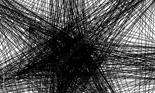 vector connection mesh background, black and white chaos templat