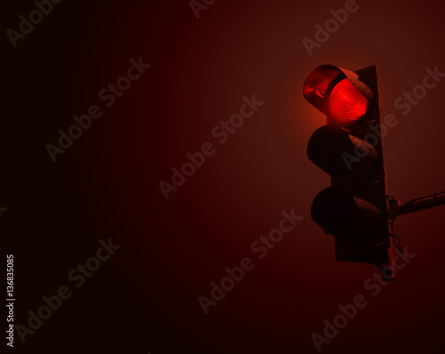 dark red light background with space for text