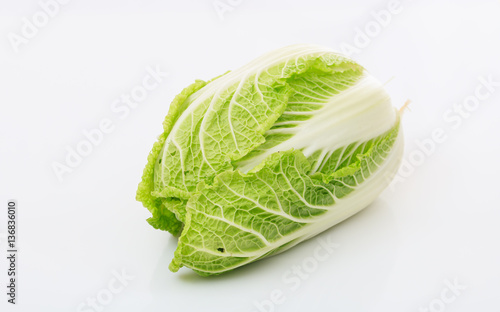 Chinese lettuce isolated on white background