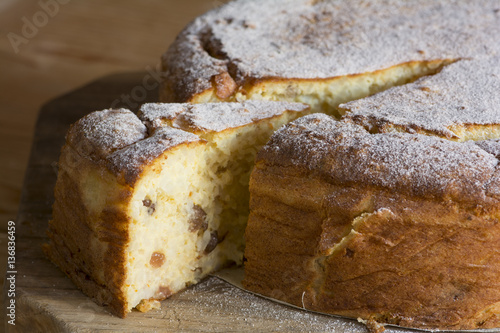 Orange rice cake