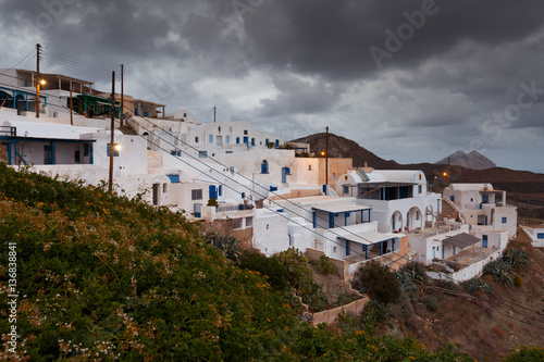 View of Chora village on Anafi island. © milangonda