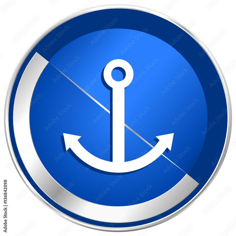 Anchor blue silver metallic web and smartphone vector icon isolated on white background
Anchor blue silver metallic web and smartphone vector icon isolated on white background