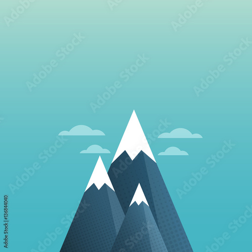 Mountain landscape, Minimal...