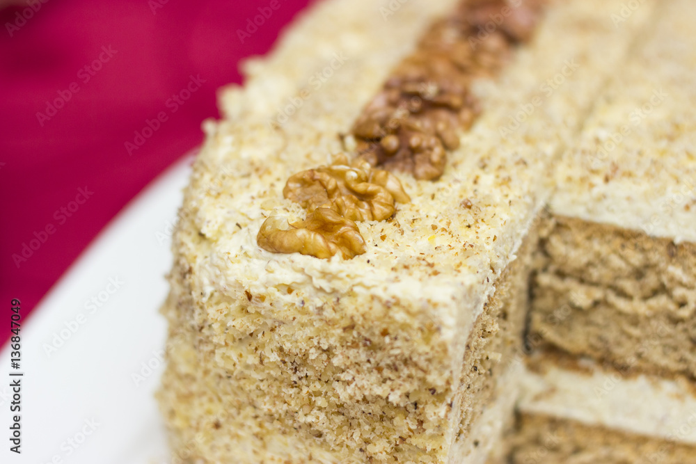 Walnut cake Walnut cake