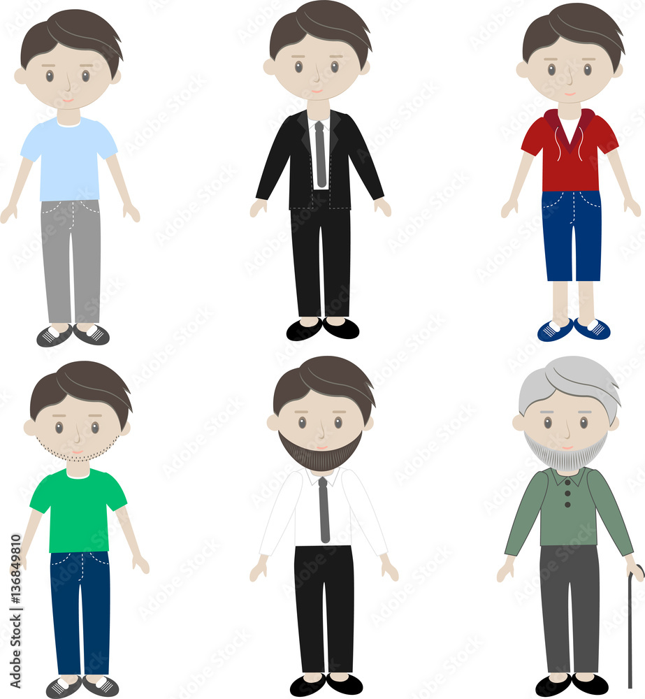 The cycle of life from childhood to old аges male. The cycle of life from childhood to old аges male.