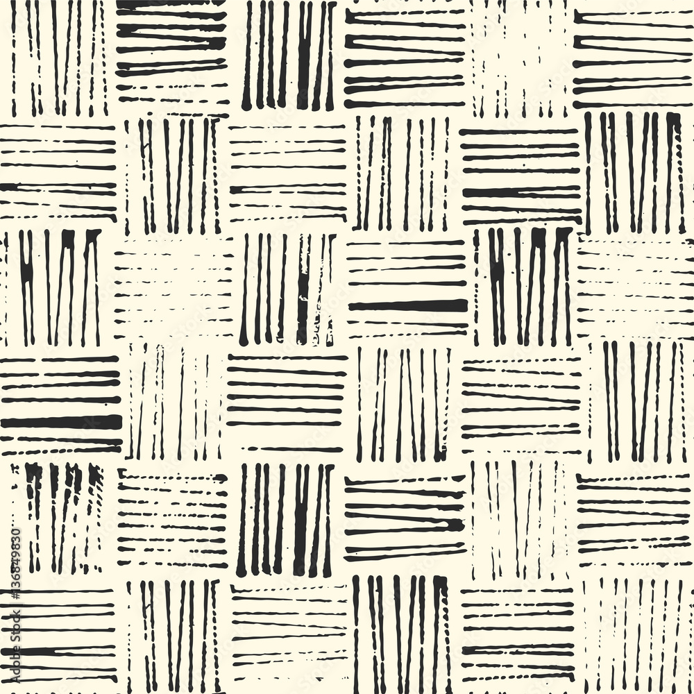 wicker texture, rustic stamp style seamless vector pattern, black and white wicker texture, rustic stamp style seamless vector pattern, black and white