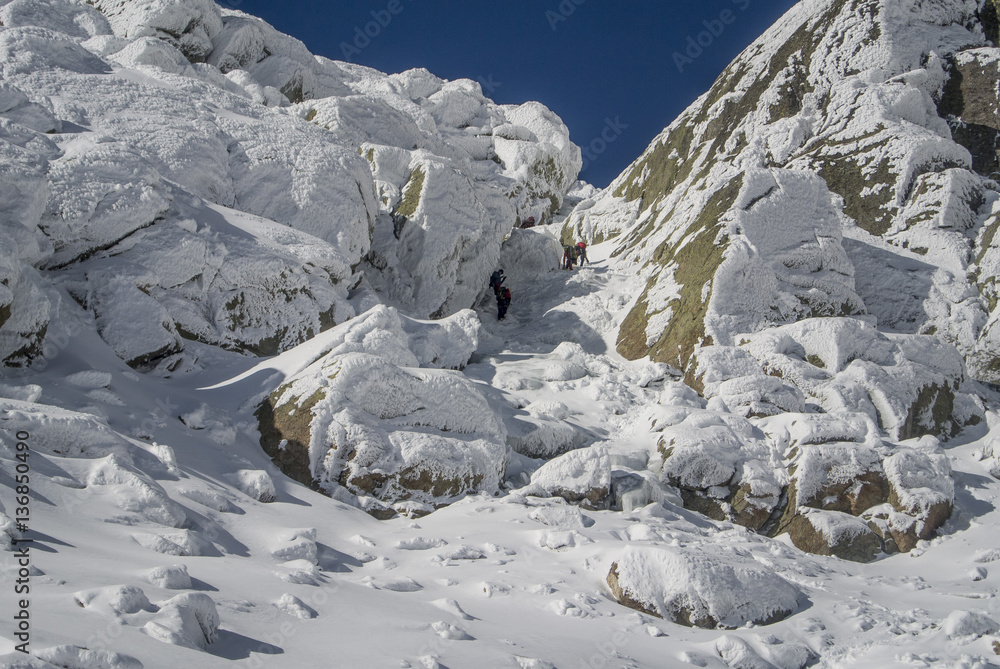 Obraz premium winter montain