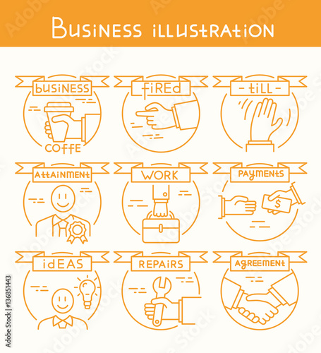 Business illustration.