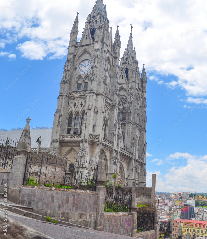 Basilica del Voto Nacional in Quito, Ecuador Basilica del Voto Nacional in Quito, Ecuador