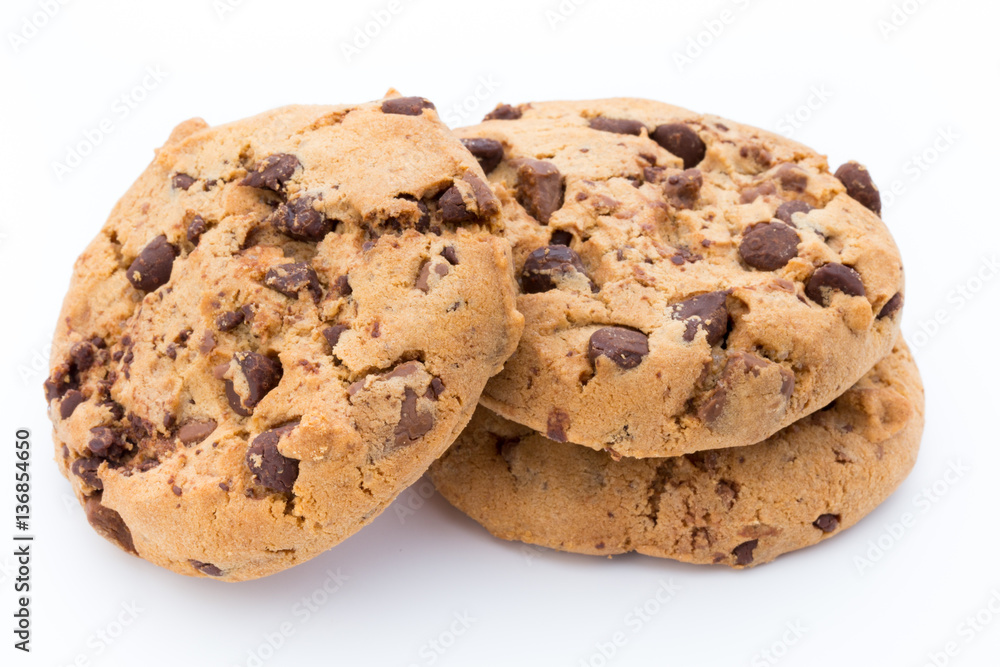 Cookies nuts on the isolated on white background. Cookies nuts on the isolated on white background.