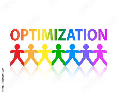 Optimization Paper People Rainbow