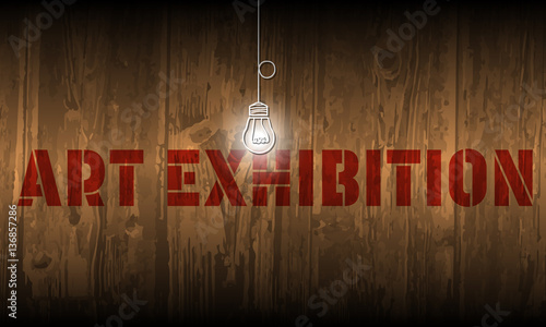 Vector abstract wooden background and theme of art