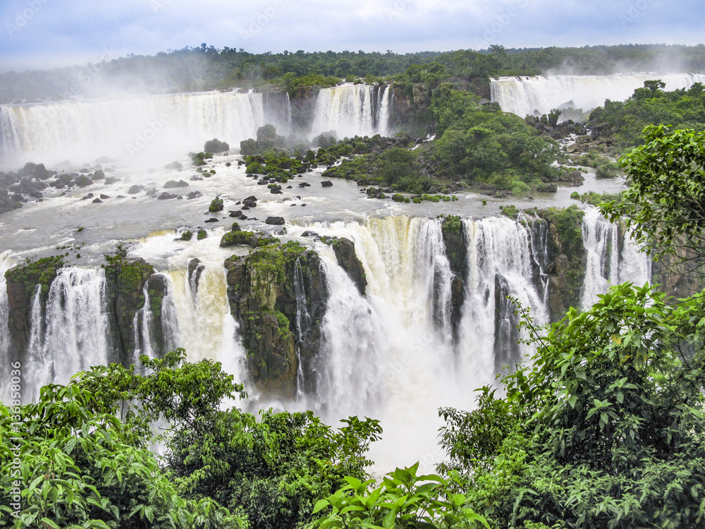 bridge over the River Iguacu in Brazil