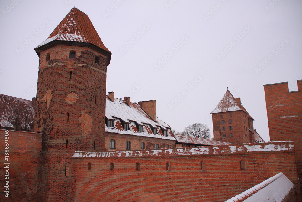tours et remparts de Malbork