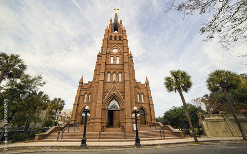 Fototapeta Cathedral of Saint John the Baptist, Charleston