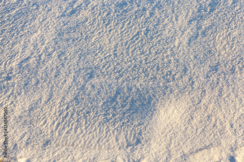 Photo of snow, close-up