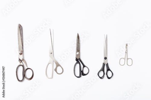 Wallpaper Mural Many old scissors. Torontodigital.ca