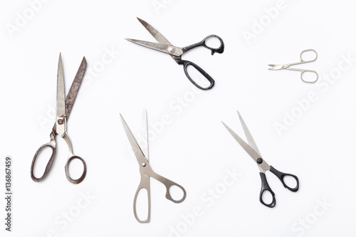 Wallpaper Mural Many old scissors. Torontodigital.ca