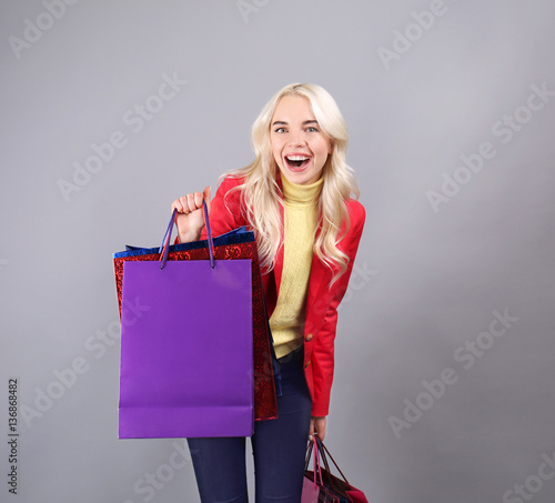 Beautiful young woman with ...
