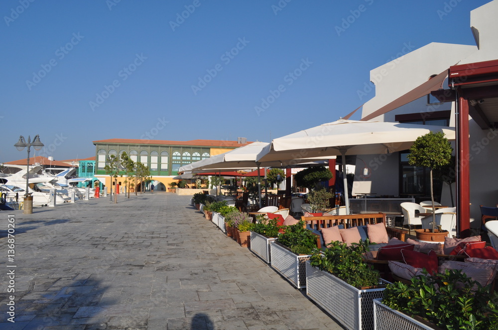 Fototapeta premium The Limassol Marina in Cyprus.