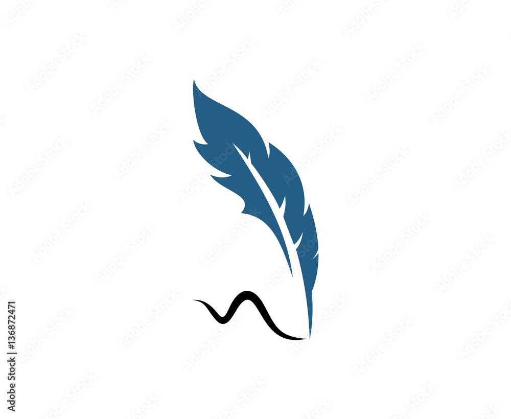 Obraz premium Feather logo