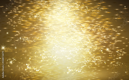 golden light powder background