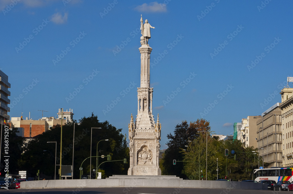 Monumento a Colón en Madrid