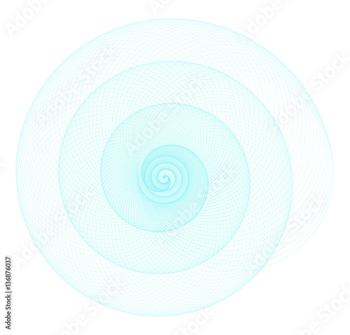Guilloche Rosette -  vector illustration