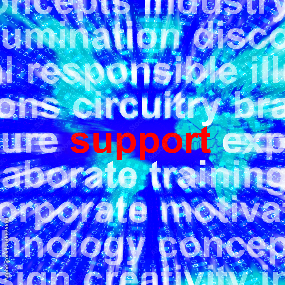Support Word Over Map Showing Help 3d Rendering Support Word Over Map Showing Help 3d Rendering