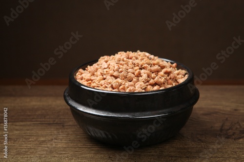 cheonggukjang jjigae is korean style tofu stew, korean traditional soup,